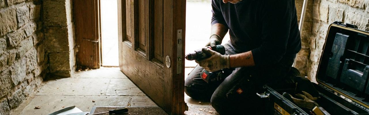 Instalación de escudos de seguridad en San Sebastián de los Reyes